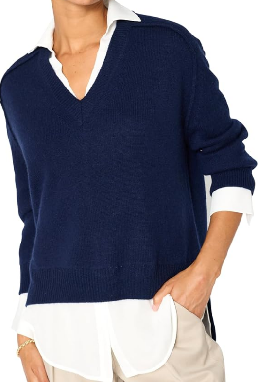 Chic Layered Sweater