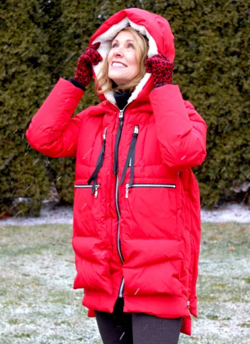 Casual Puffer Jacket With Zip