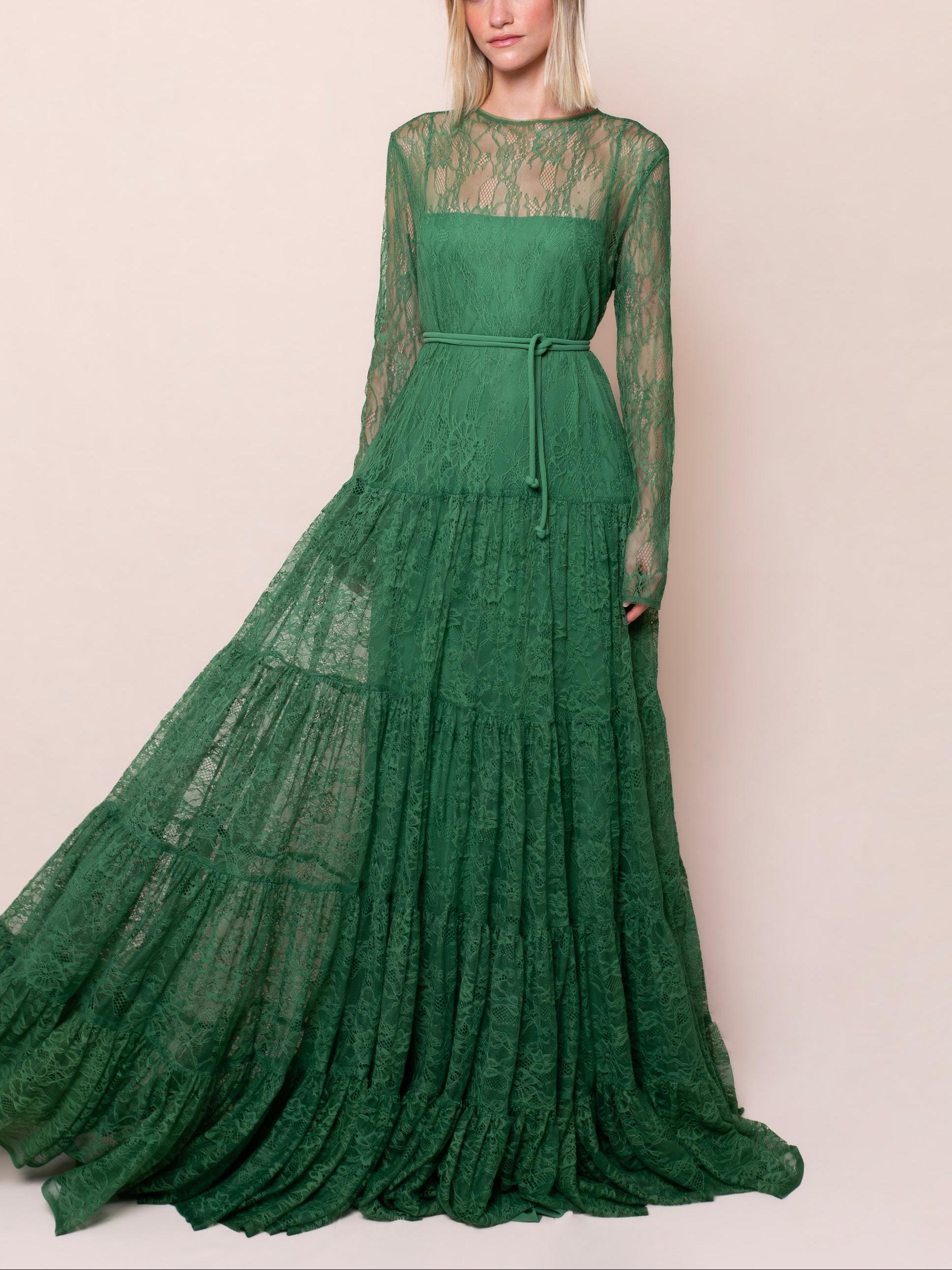 Green Lace Dress