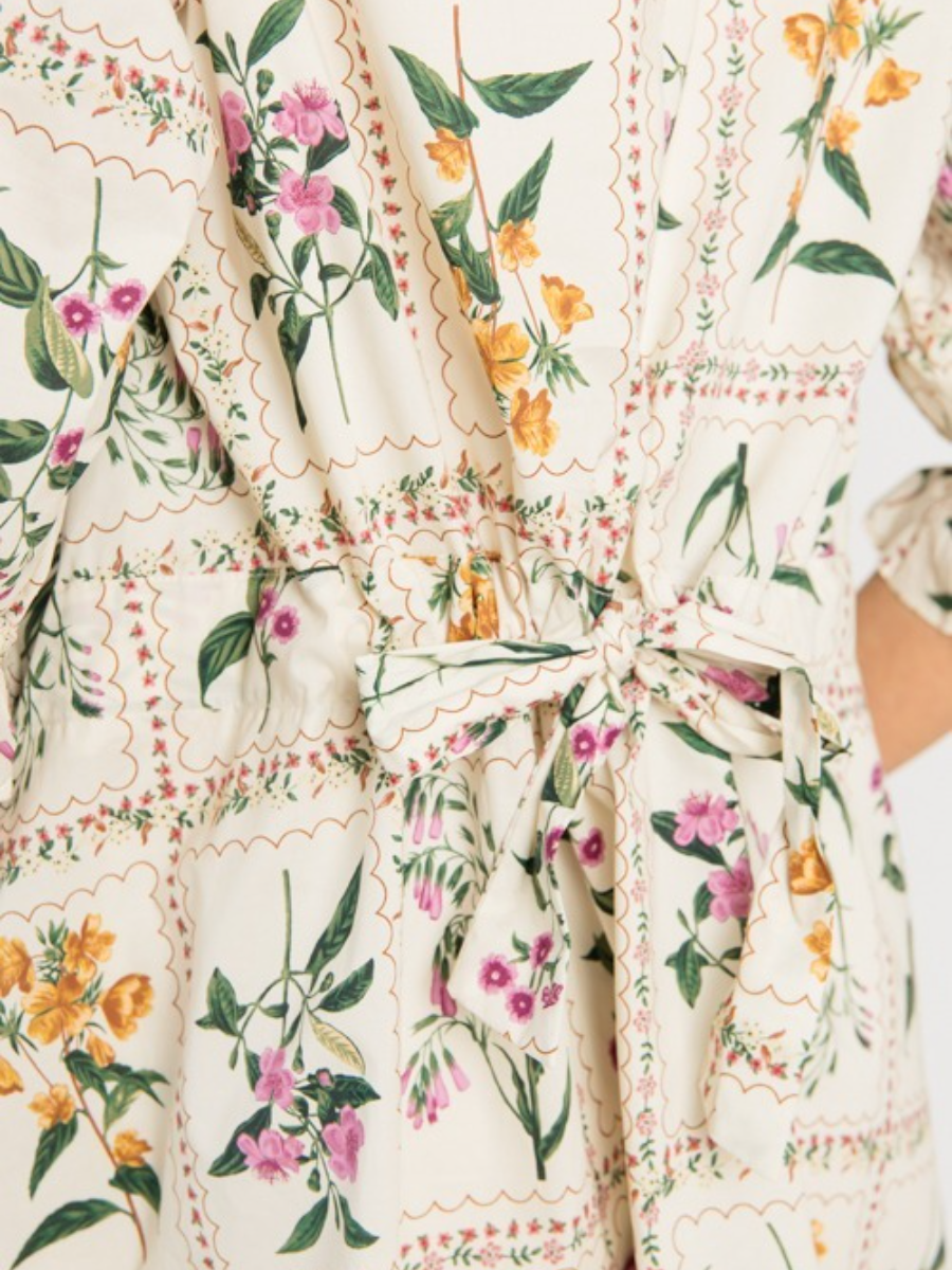 Garden Tiles Maxi Dress