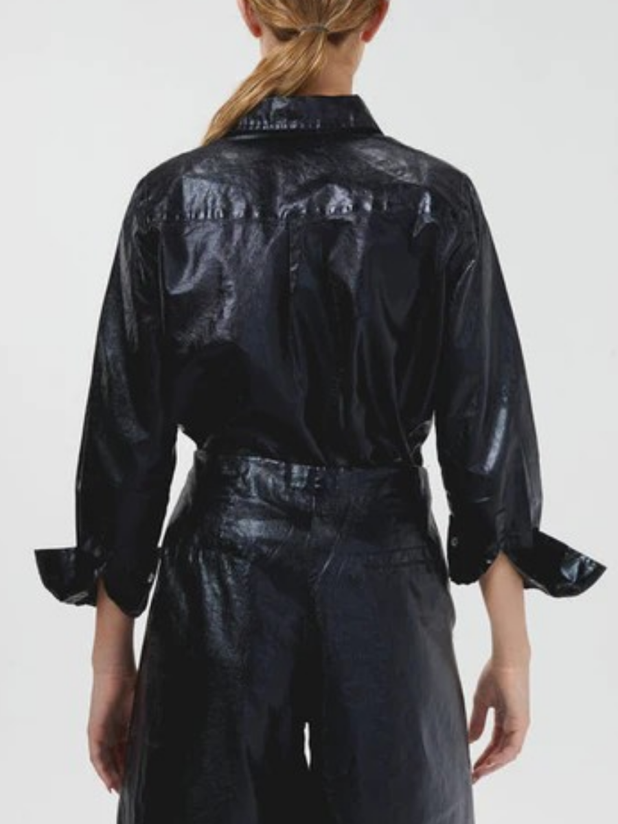 Black Linen Shirt