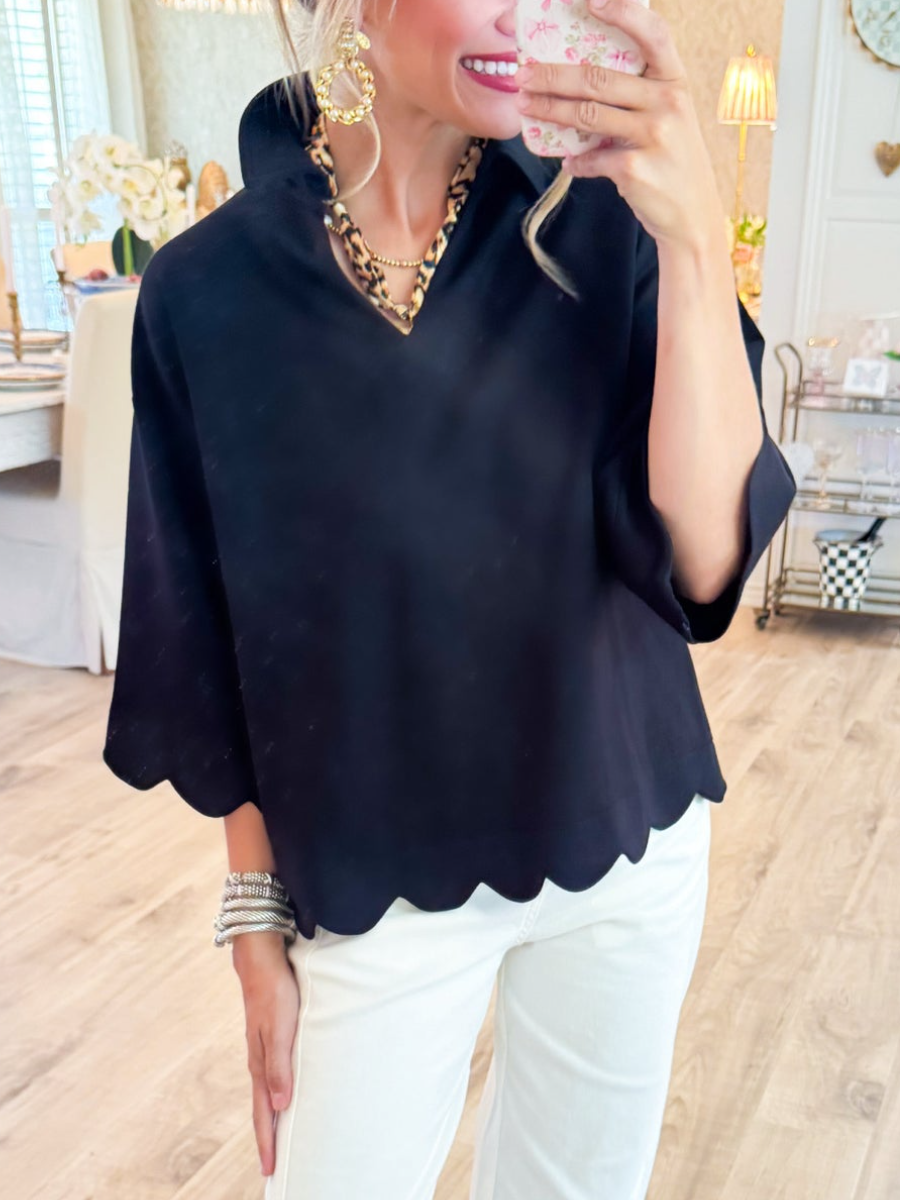 Scallop Edge Detail Solid Top
