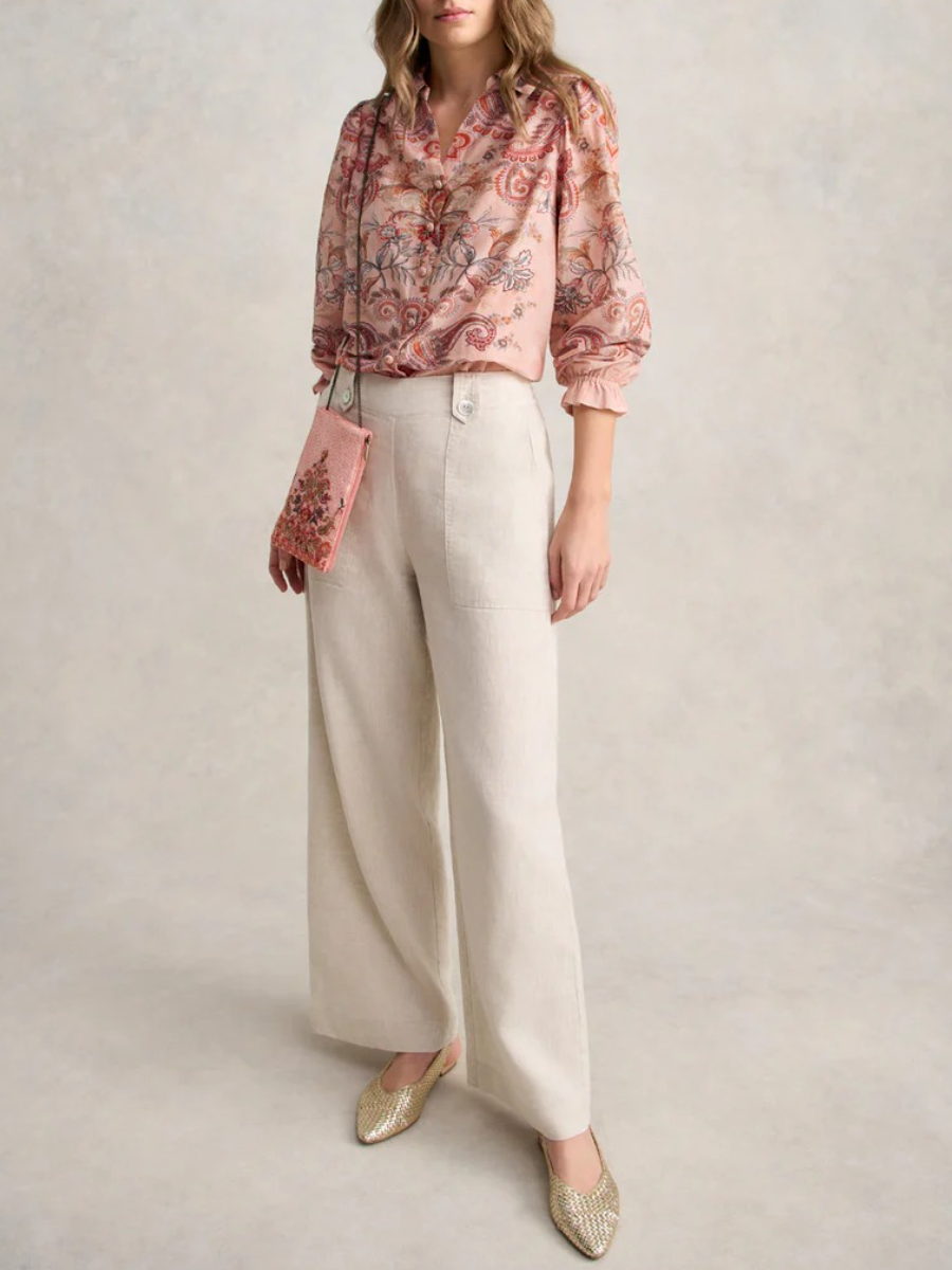 Cotton Silk Printed Shirt