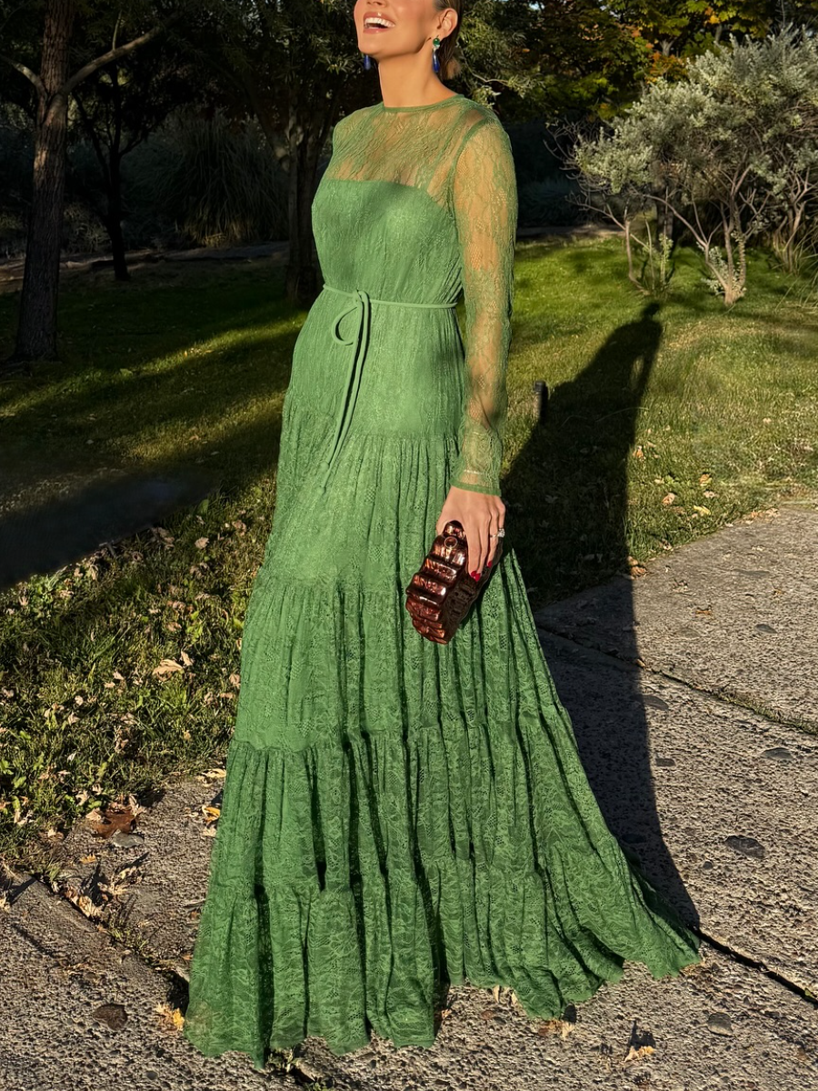 Green Lace Dress