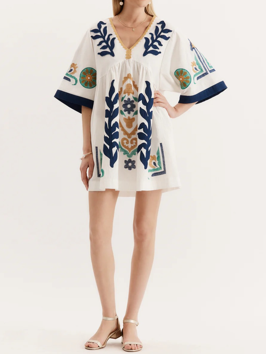Cotton Naomi Mini Dress