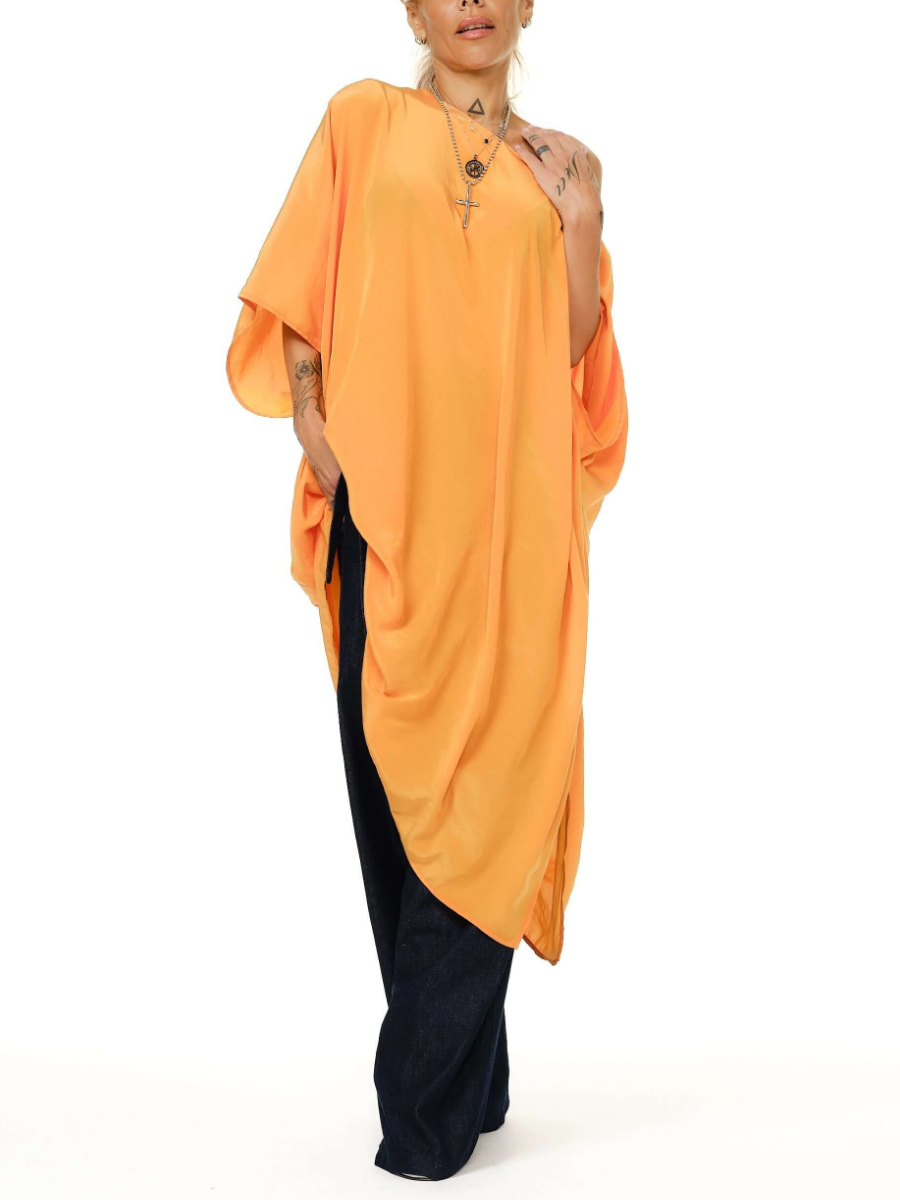 Orange Oversized Miaxi Tunic