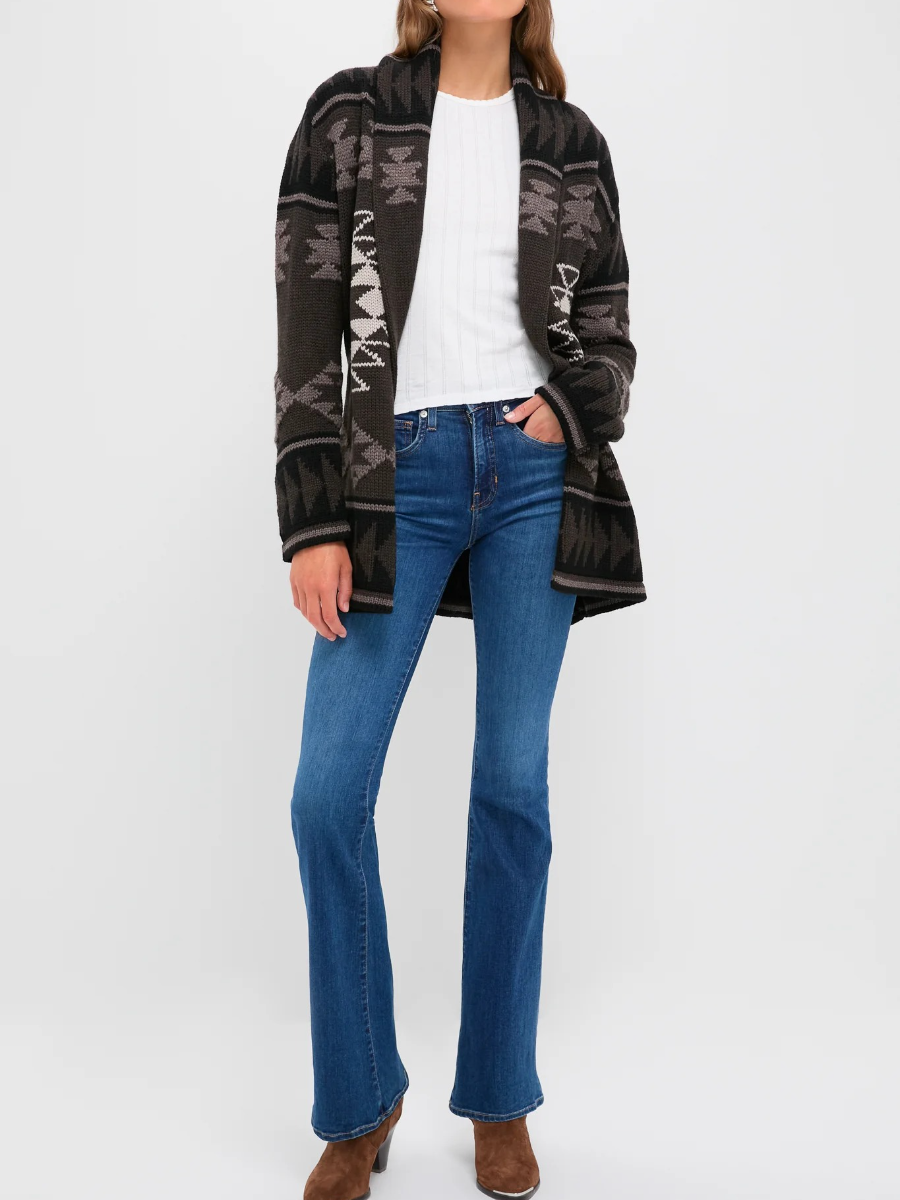 Wool Blend Ranch Teddy Wrap Cardigan
