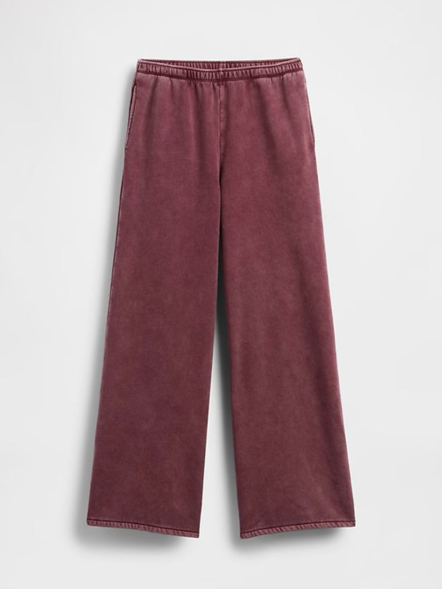 VintageSoft Baggy Wide-Leg Sweatpants