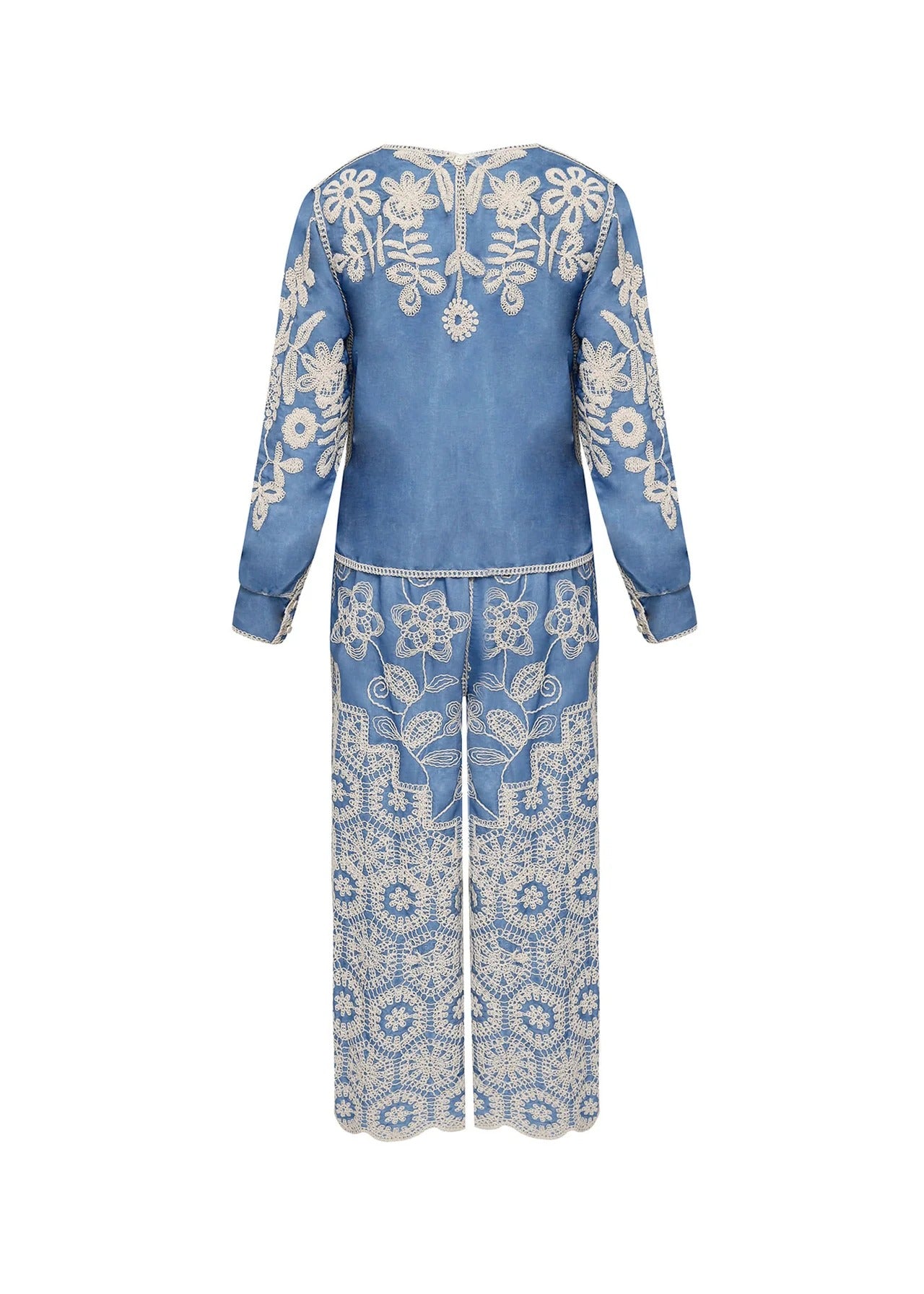 Elegant Turtleneck Striped Two Pieces Set