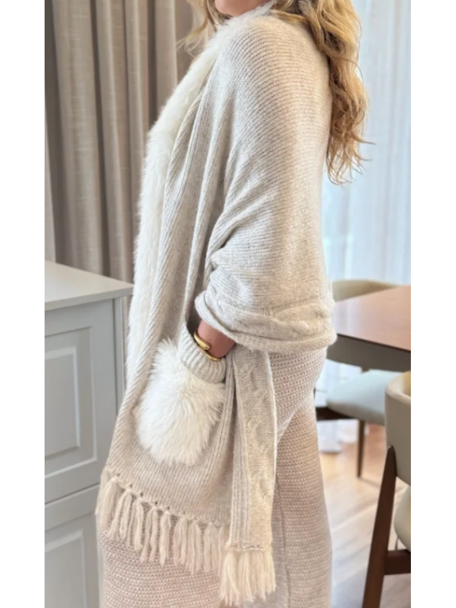 Chic Cardigan Cape
