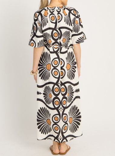 The Printed Fall Dress