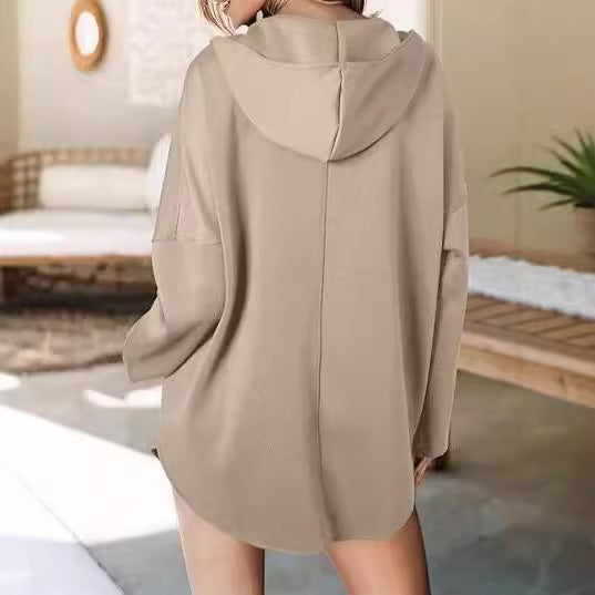 Comfy Hoodie Zip Sweater