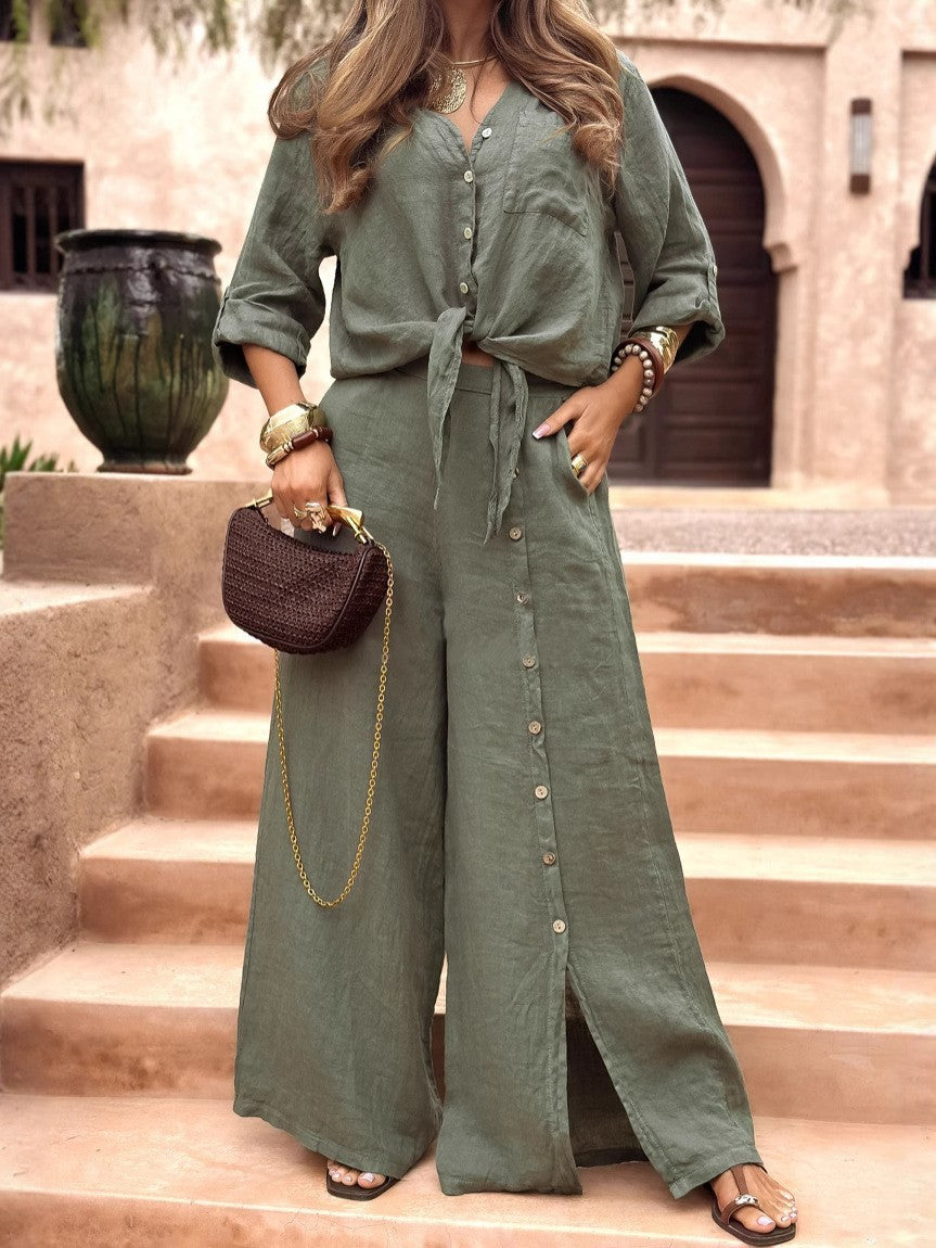 Chic Comfy Linen 2pc Set