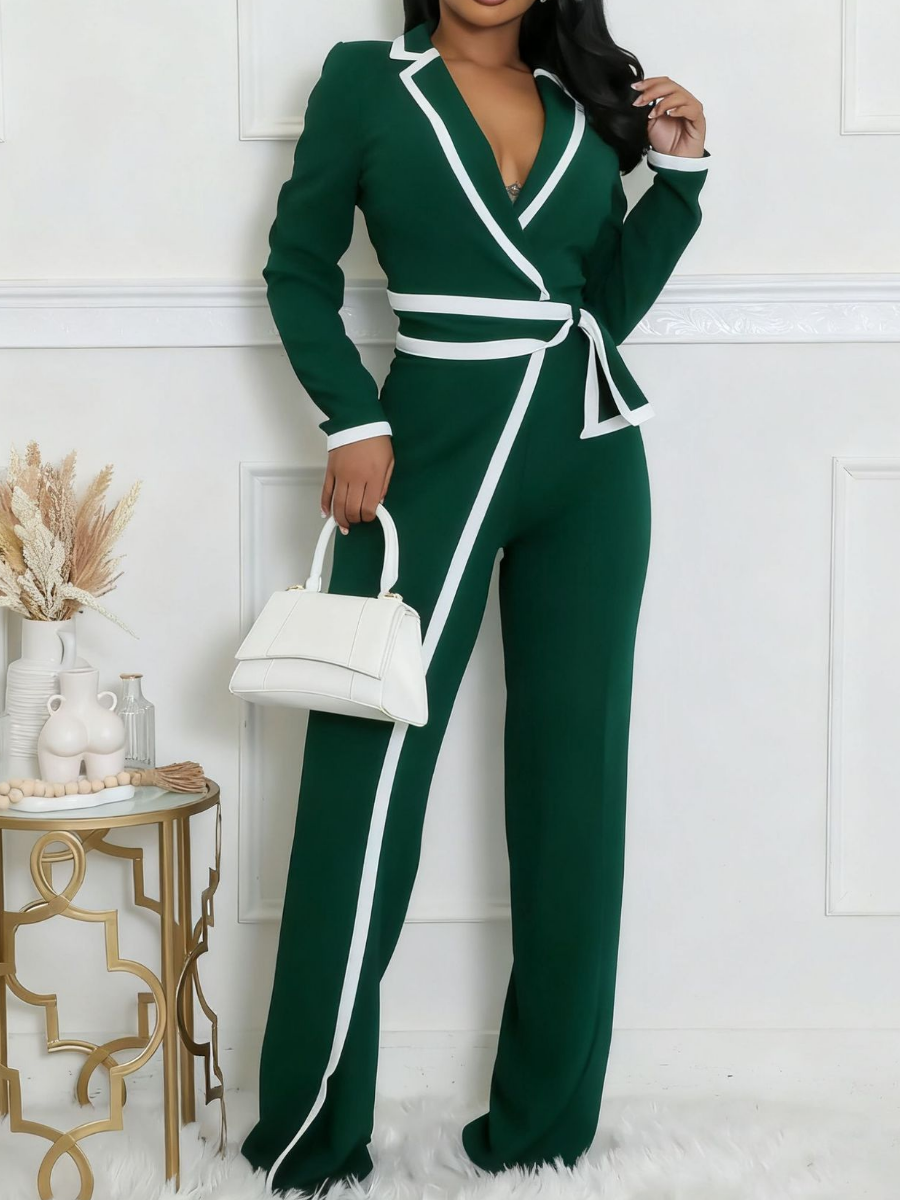 Classy Long-sleeve Jumpsuit