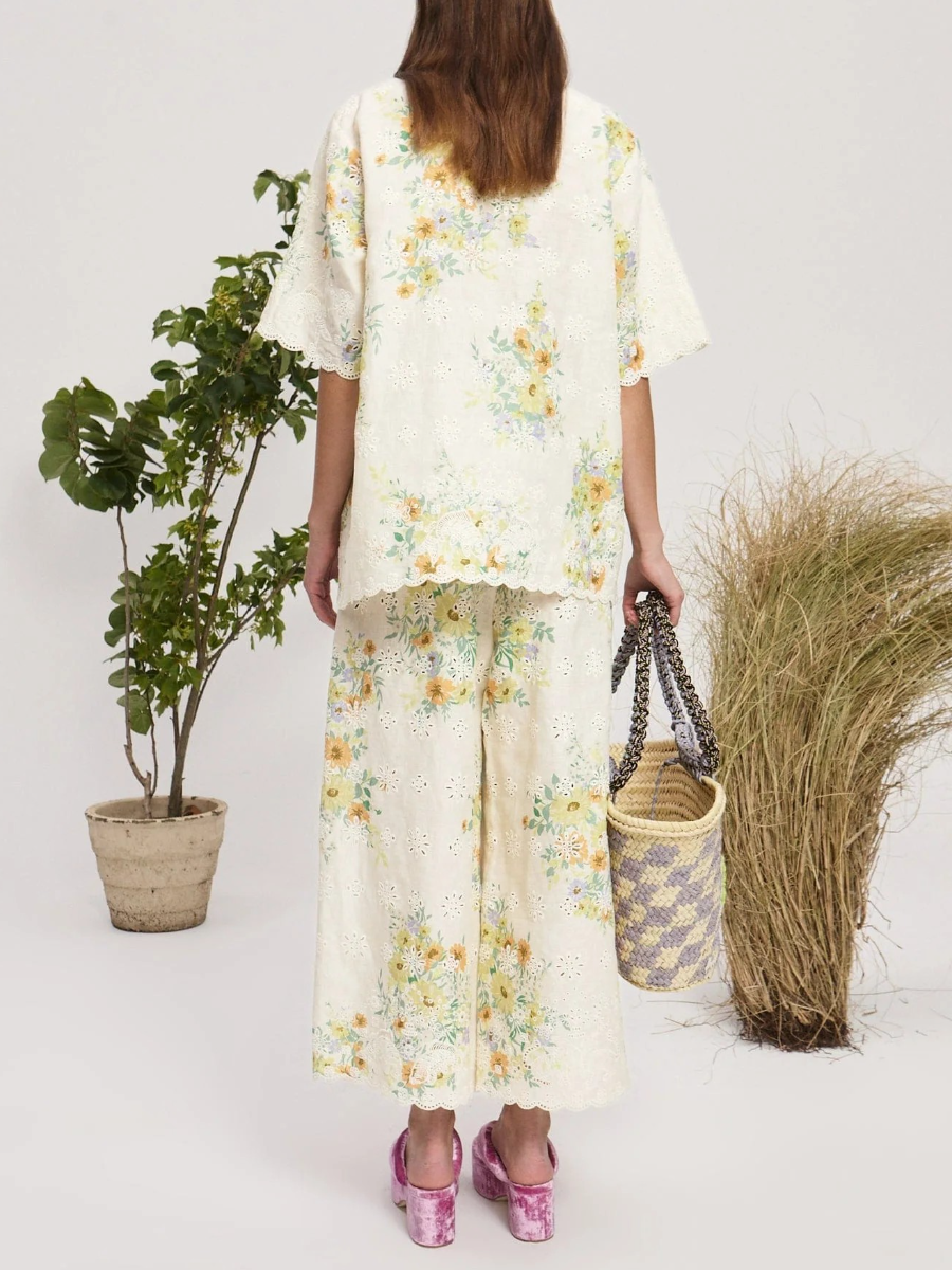 Charming Pastel Floral Set