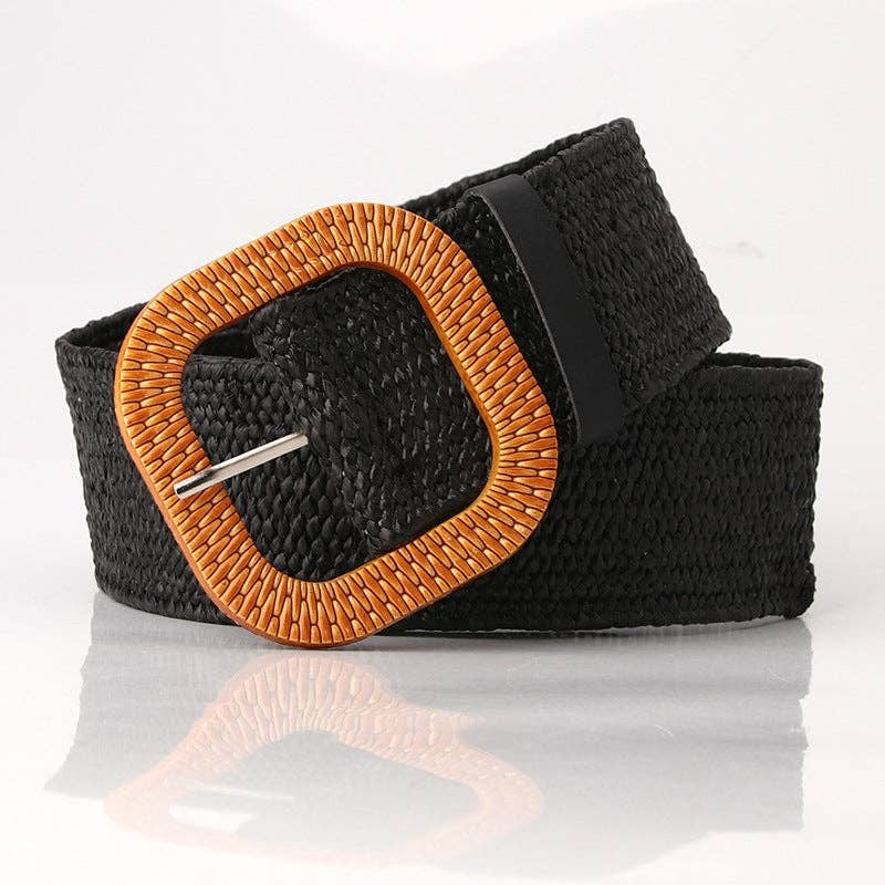 Wide Elastic Straw Belt