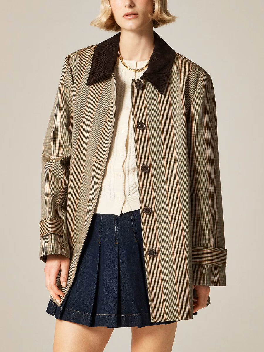 Barn Jacket In Plaid Double