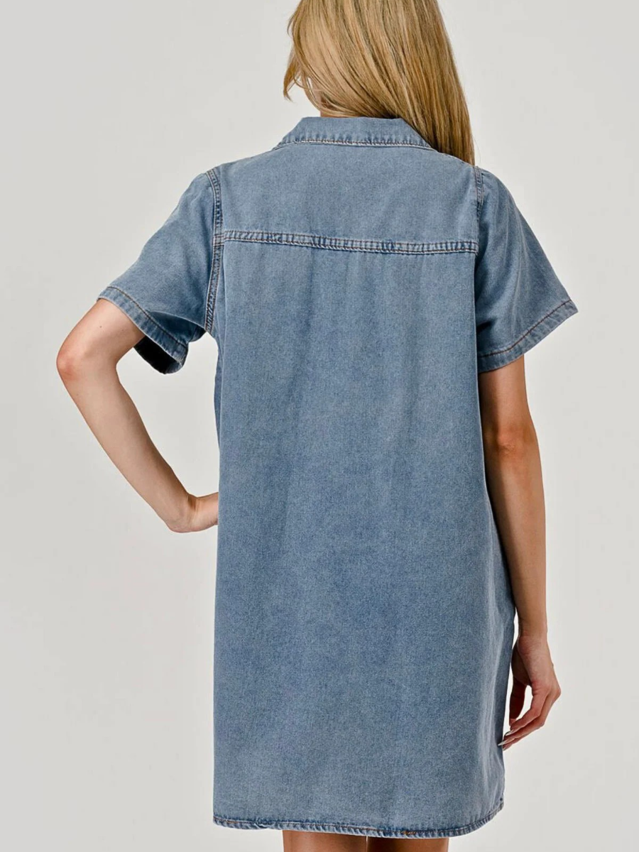 True Blue Denim Dress