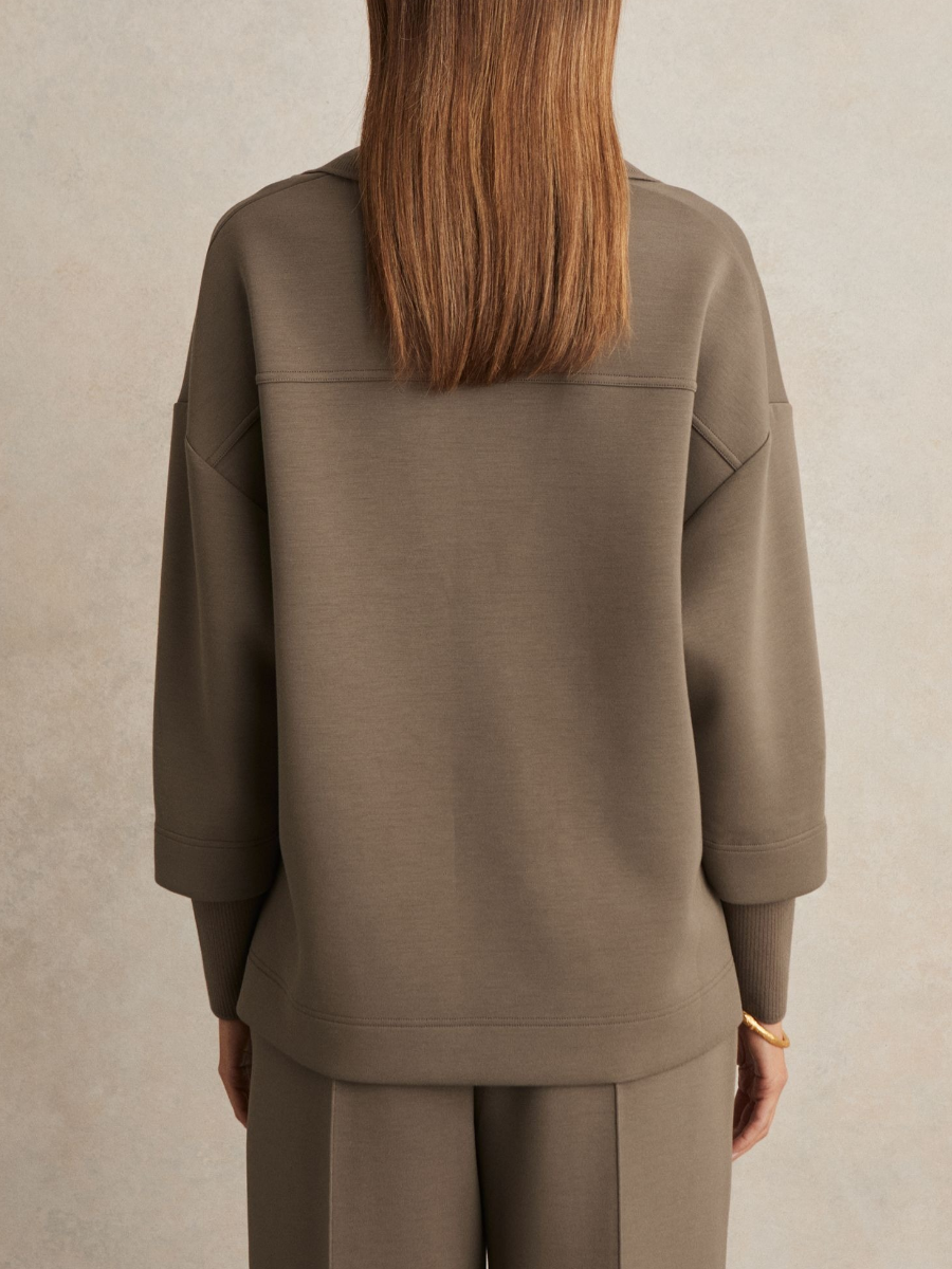 Oversized V Neck Set