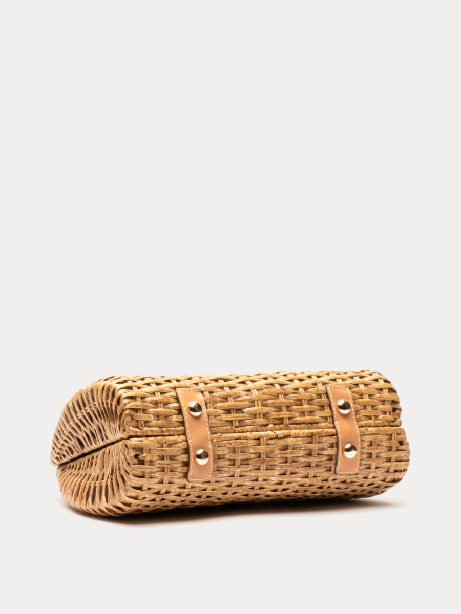 Rooster Wicker Basket