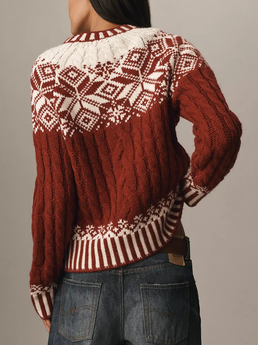 Long-Sleeve Crewneck Sweater