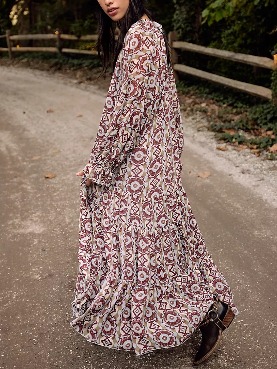 Feeling Groovy Maxi Dress