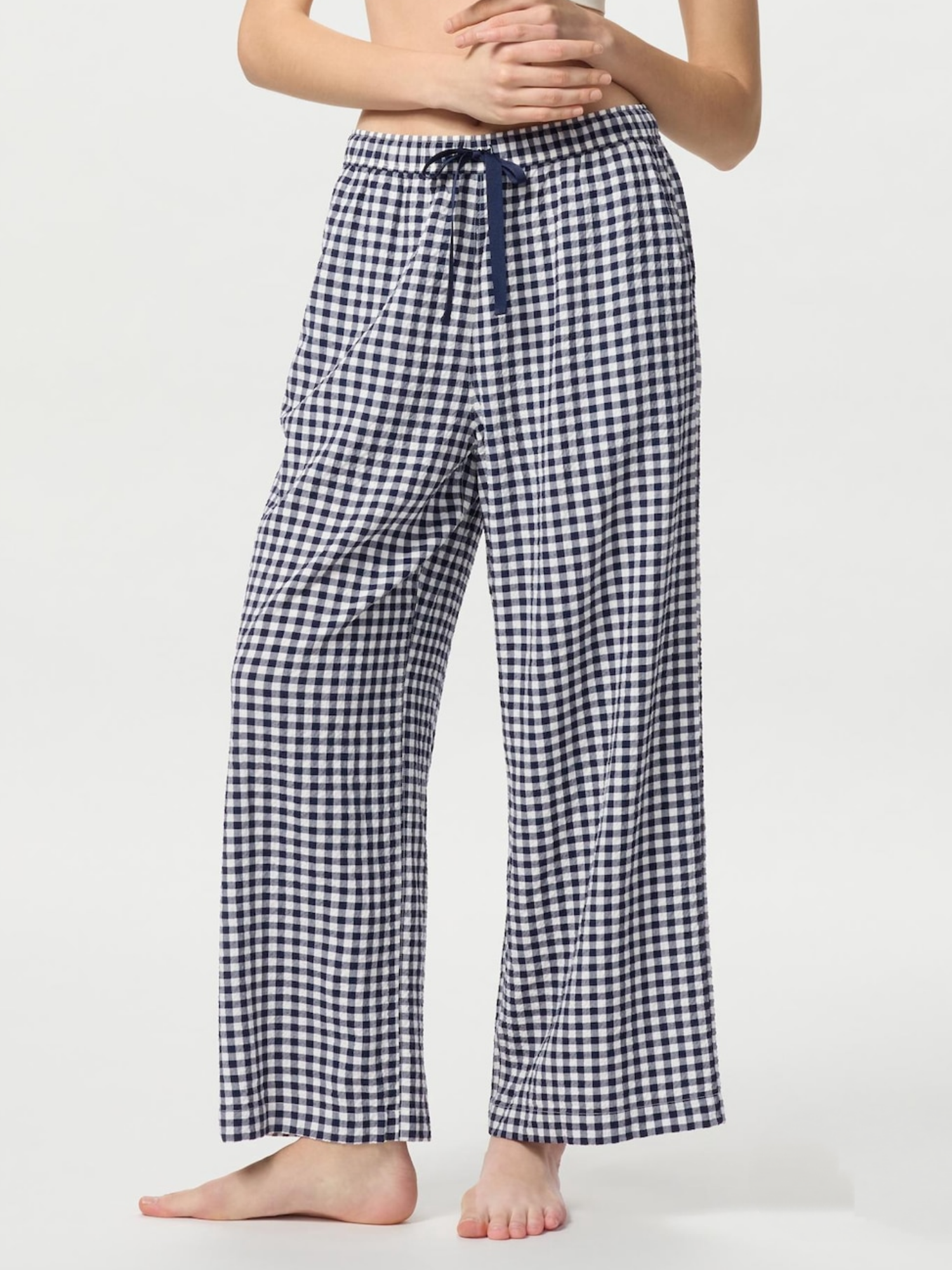 Seersucker Easy Trousers