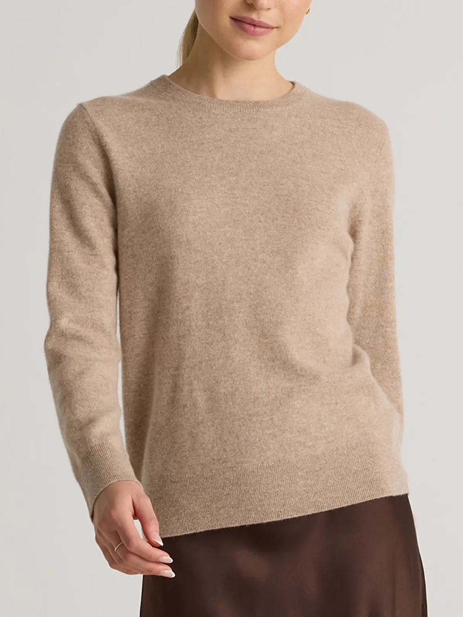 Mongolian Cashmere Crewneck Sweater