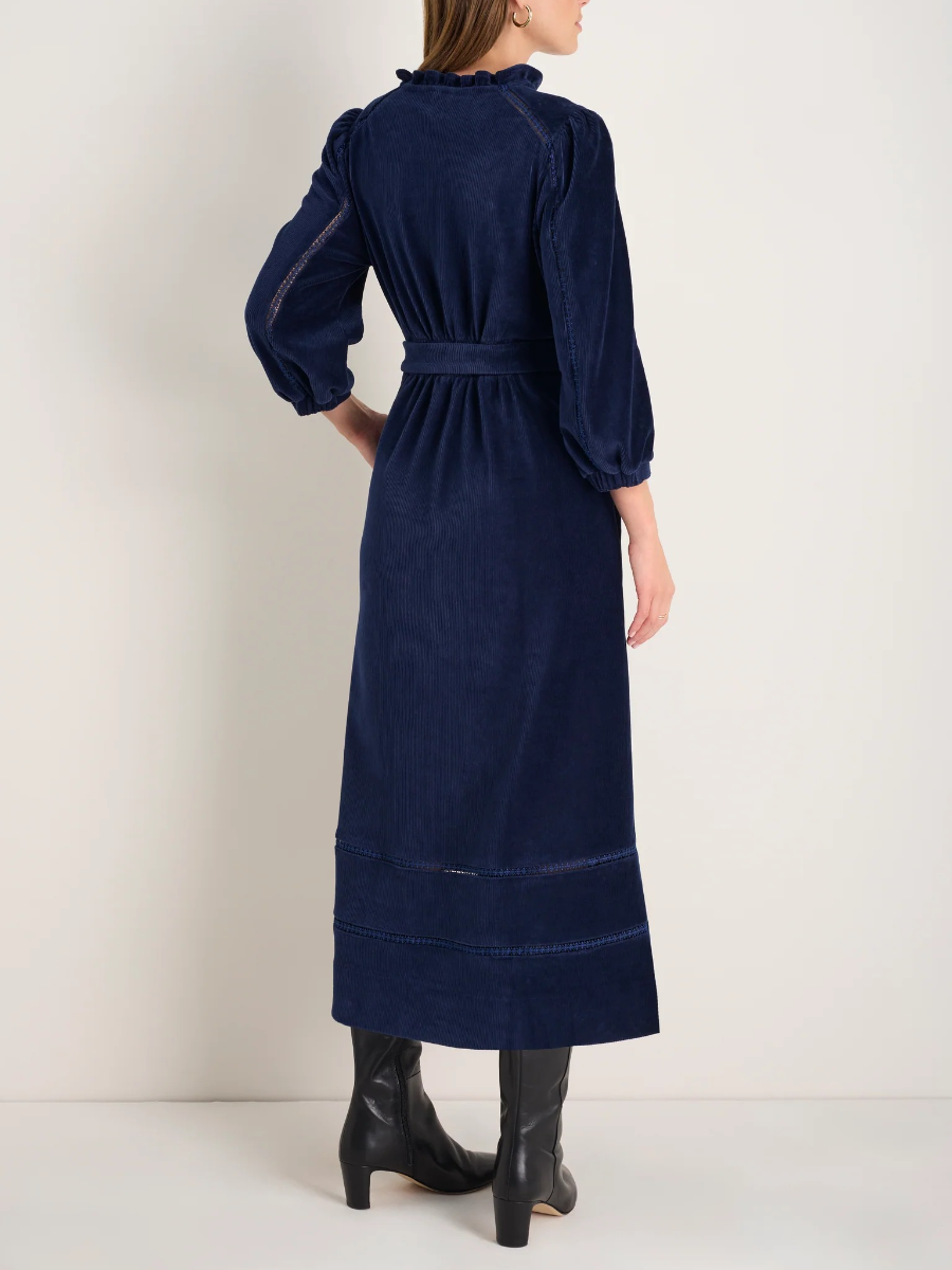 Pia Cord Velour Dress