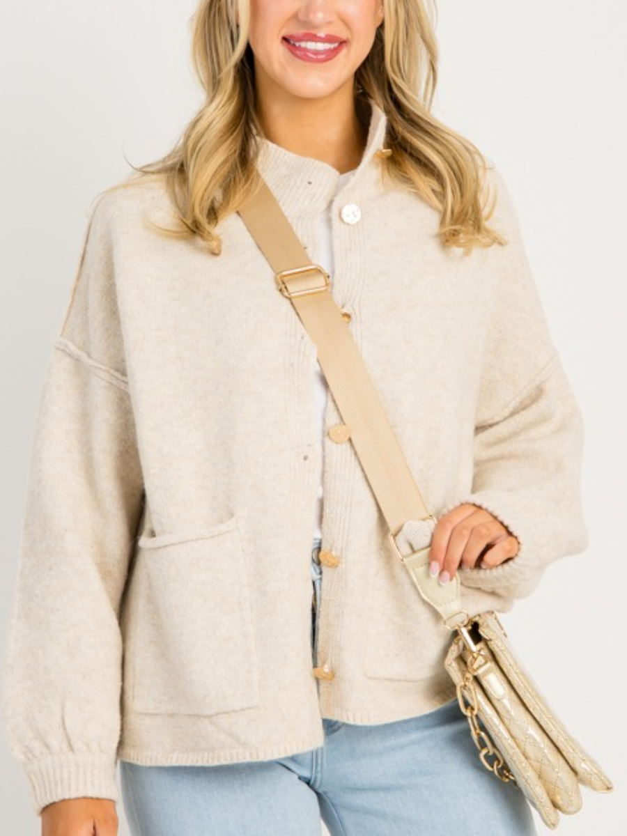 Oversized Button Cardigan