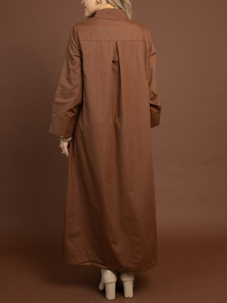 Maven Button Maxi Dress