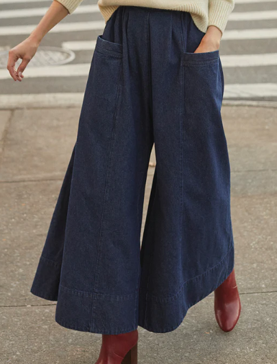 The Wide-leg Causal Jeans