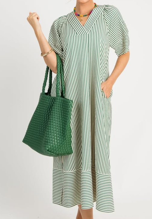 Comfy Striped Loose Dress