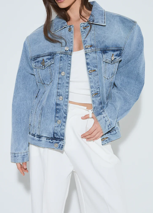 Fave Oversized Denim Jacket