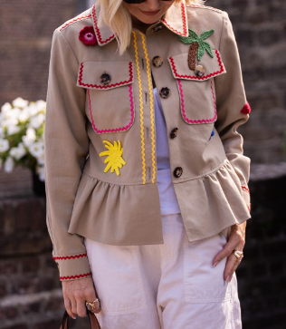 Adorable Khaki Jacket
