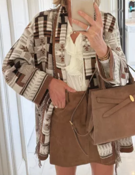 Fall Boho Style Cardigan
