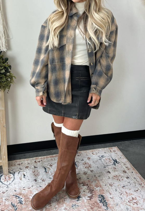 Comfy Plaid Flannel Shirt