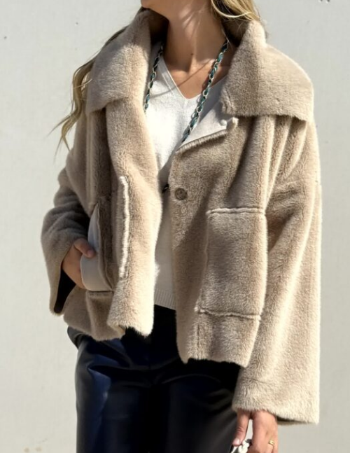 Chic Plush Warm Coat