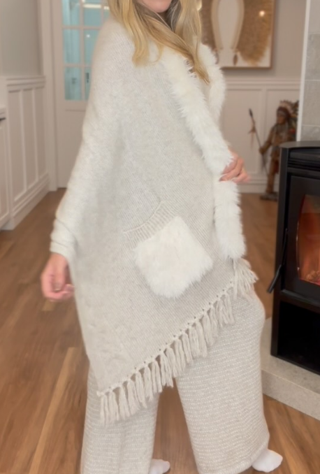 Chic Cardigan Cape