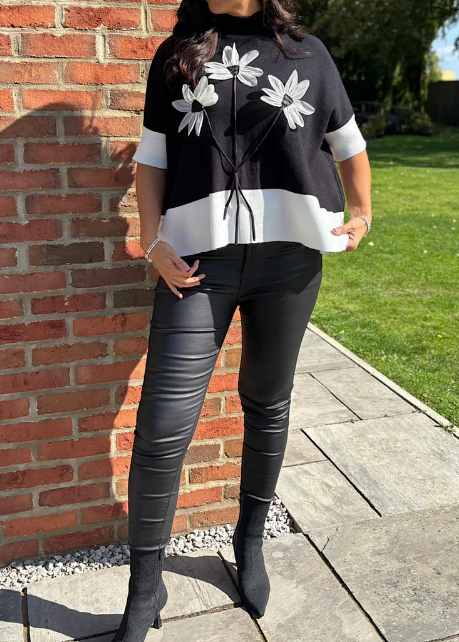 Elegant Flower Sweater