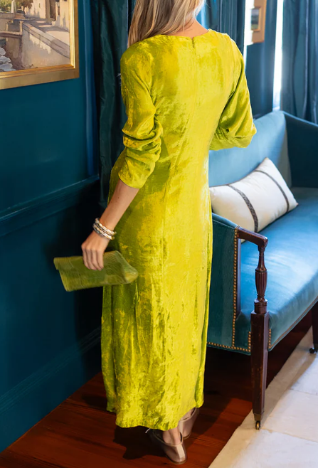 Velvet Midi Holiday Dress