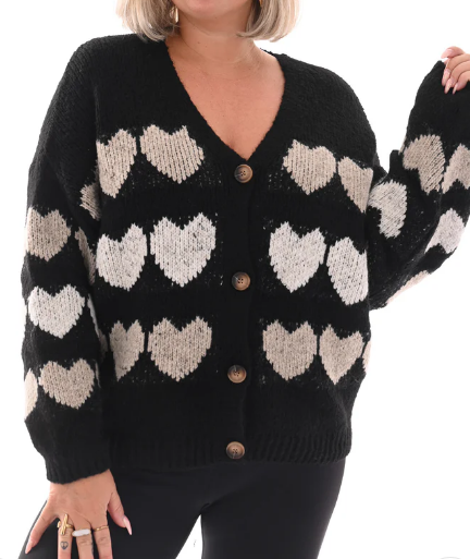 Adorable Sweet Heart Cardigan