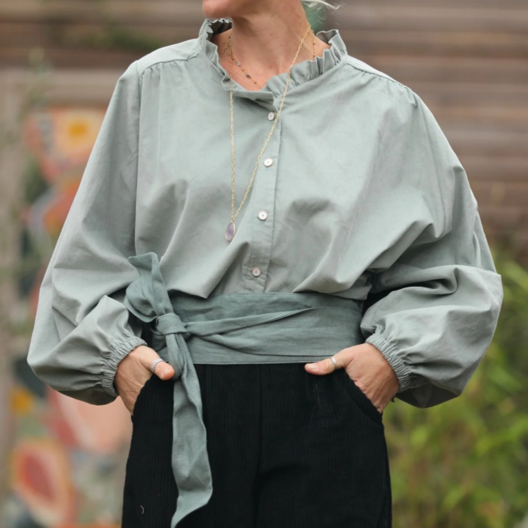 Loose Casual Ruffle Blouse