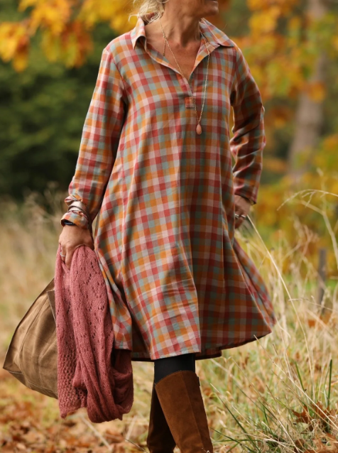 Classic Midi Dress With Pockets