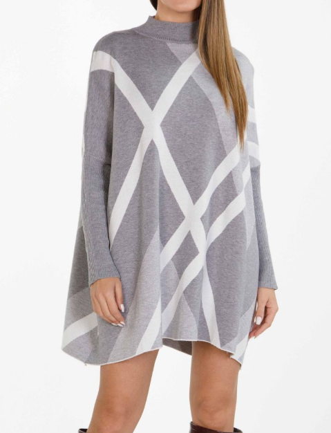 Plaid Loose Jumper