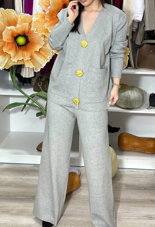 Chic Stretchy Knit 2pc Set