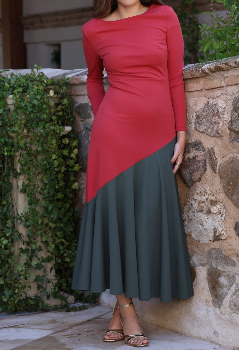 Demure Flattering Dress