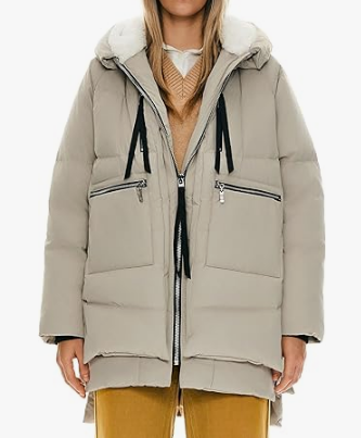 Casual Puffer Jacket With Zip