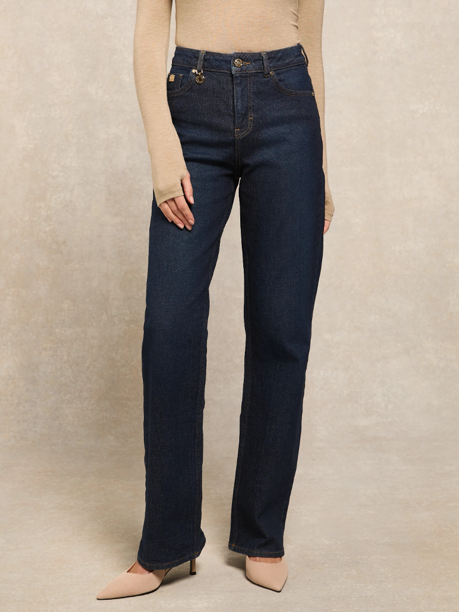 Classic High Rise Straight Jeans