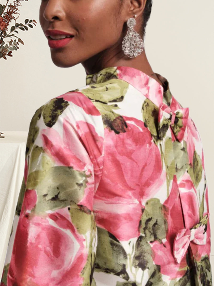 Adorable Floral Bow Dress